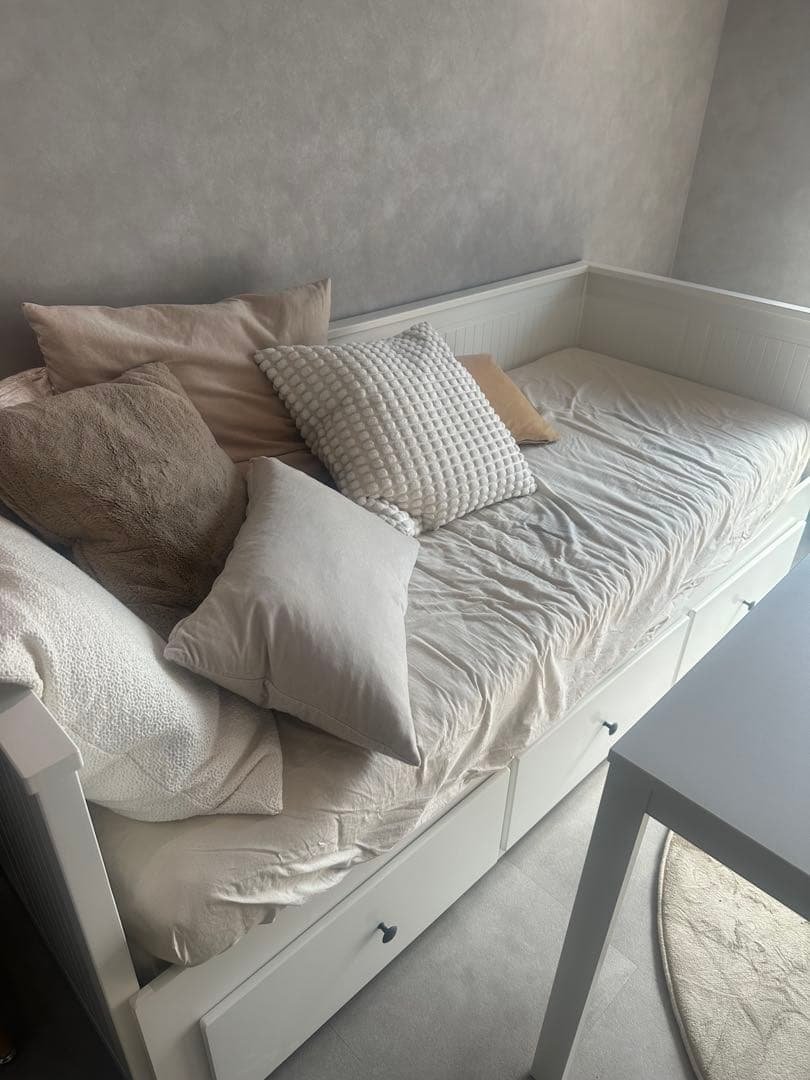 IKEA ヘムネスベッド　IKEAマットレス おしゃれで可愛いベッド】IKEA HEMNES ヘムネスデイベッド レビュー