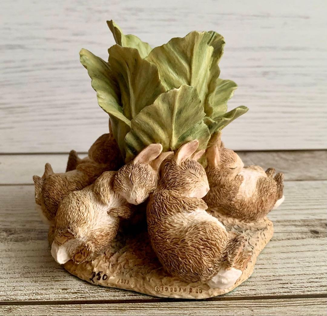 【難あり】フロプシーのこどもたち 限定版 希少 フィギュリン ピーターラビット アンティークな魅力をお届け♪ピーターラビットのベンジャミン