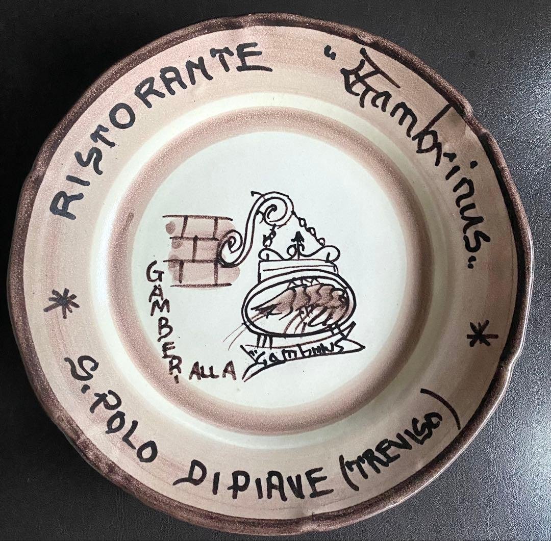 ブオンリコルド　イタリア製絵皿　Gambrinus ブオンリコルド イタリア製絵皿 Gambrinus - メルカリ