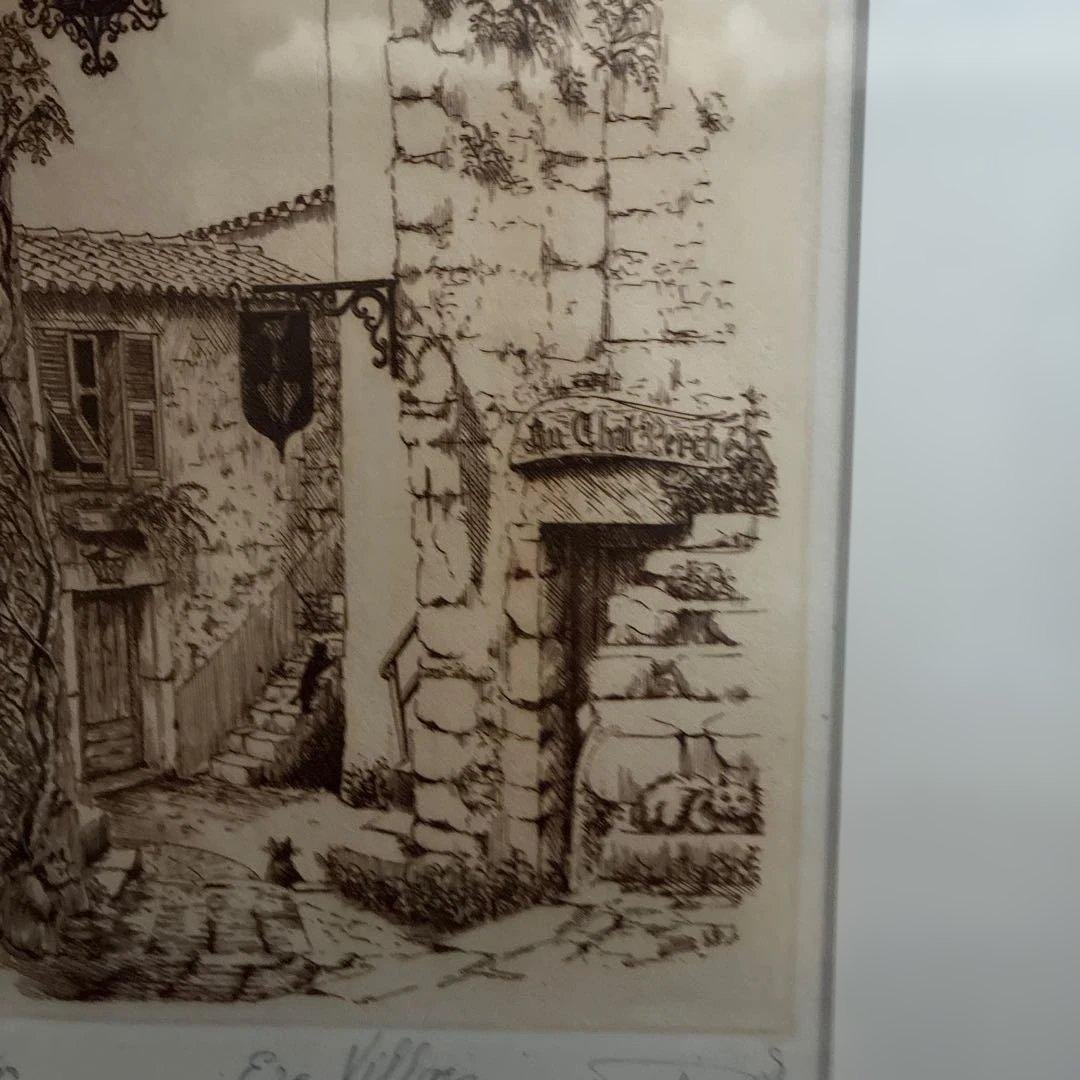 patricia MAE and Michel PERREARD 猫　銅版画