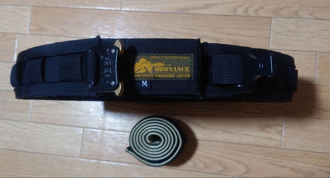 個人装備 ORDNANCE PISTOL BELT Size M BLACK Black Scorpion Gear Pro HD Competition Belt 1 1/2'' IPSC, USPSA, 3 Gun