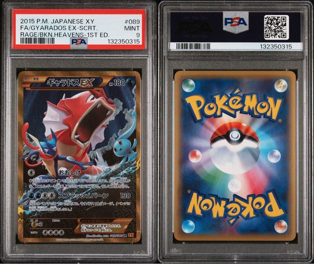ギャラドスEX UR XY9 破天の怒り 089/080 PSA9 ギャラドスEX UR [破天の怒り] XY9 089/080 買取 | ポケモンカード買取