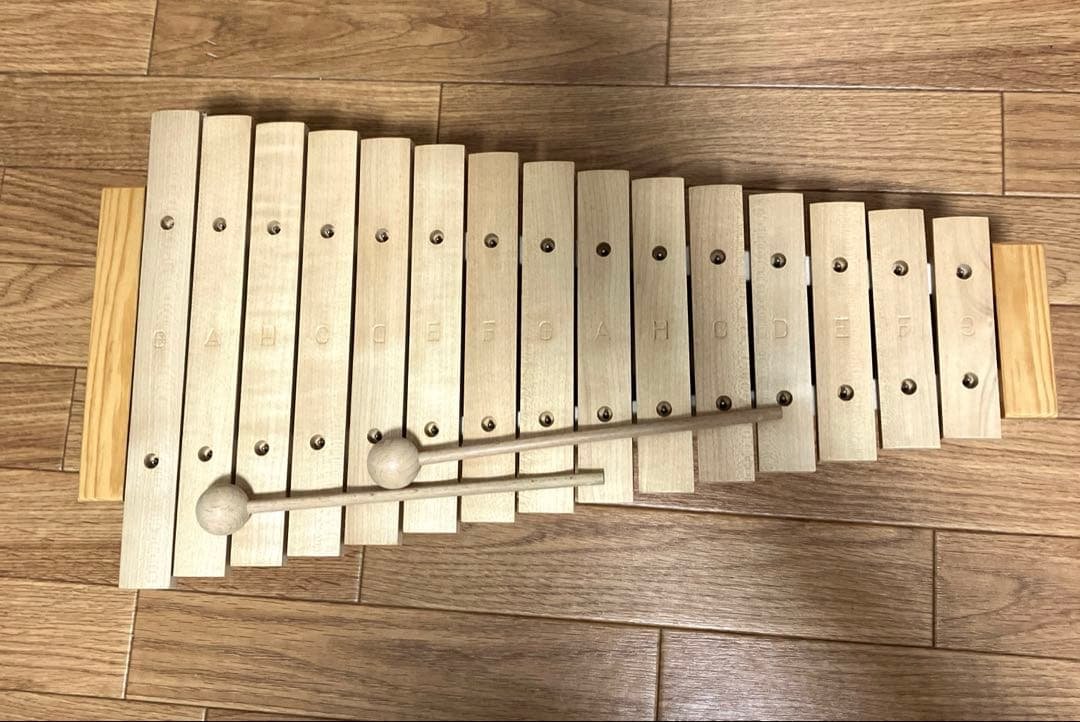 goldon from Germany 知育楽器　木琴　音楽療法　天然素材 ゼンオン 全音 ZX22K シロフォン 木琴 バチ付き(ZEN-ON ブラジルカリン