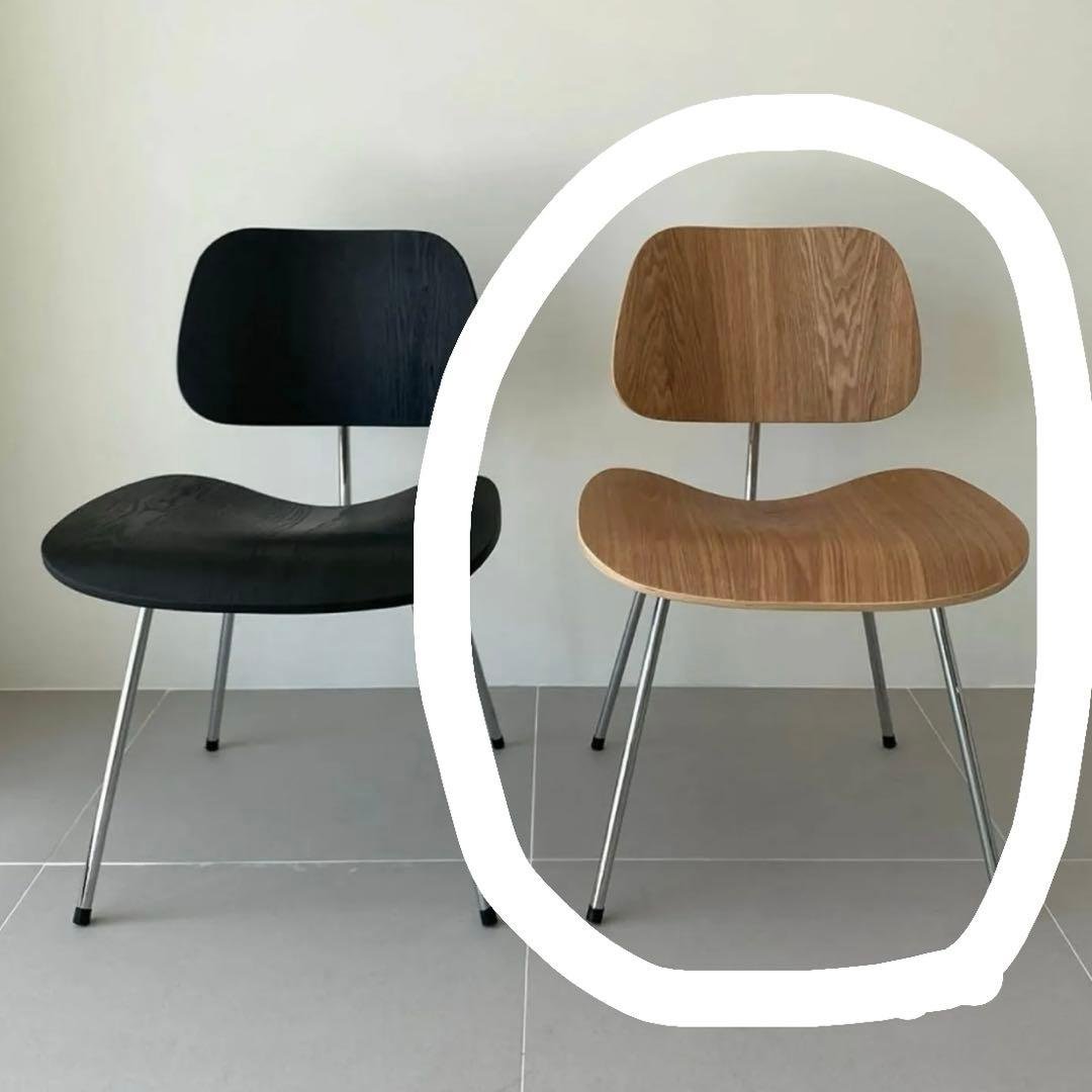 [韓国インテリア] ウッド デザインチェア 椅子 VeroMan チェア 椅子 ダイニングチェア ふわふわ包み込む スチール