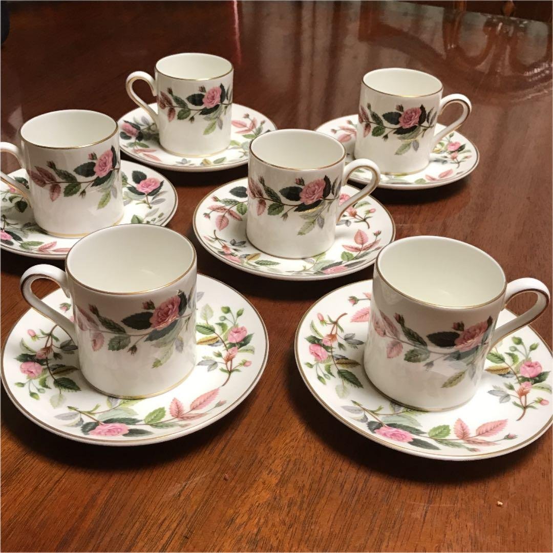 HATHAWAY ROSE 〜〜 Wedgwood 18-Piece Tea Service - 'Hathaway Rose' Collection – SOSC Home