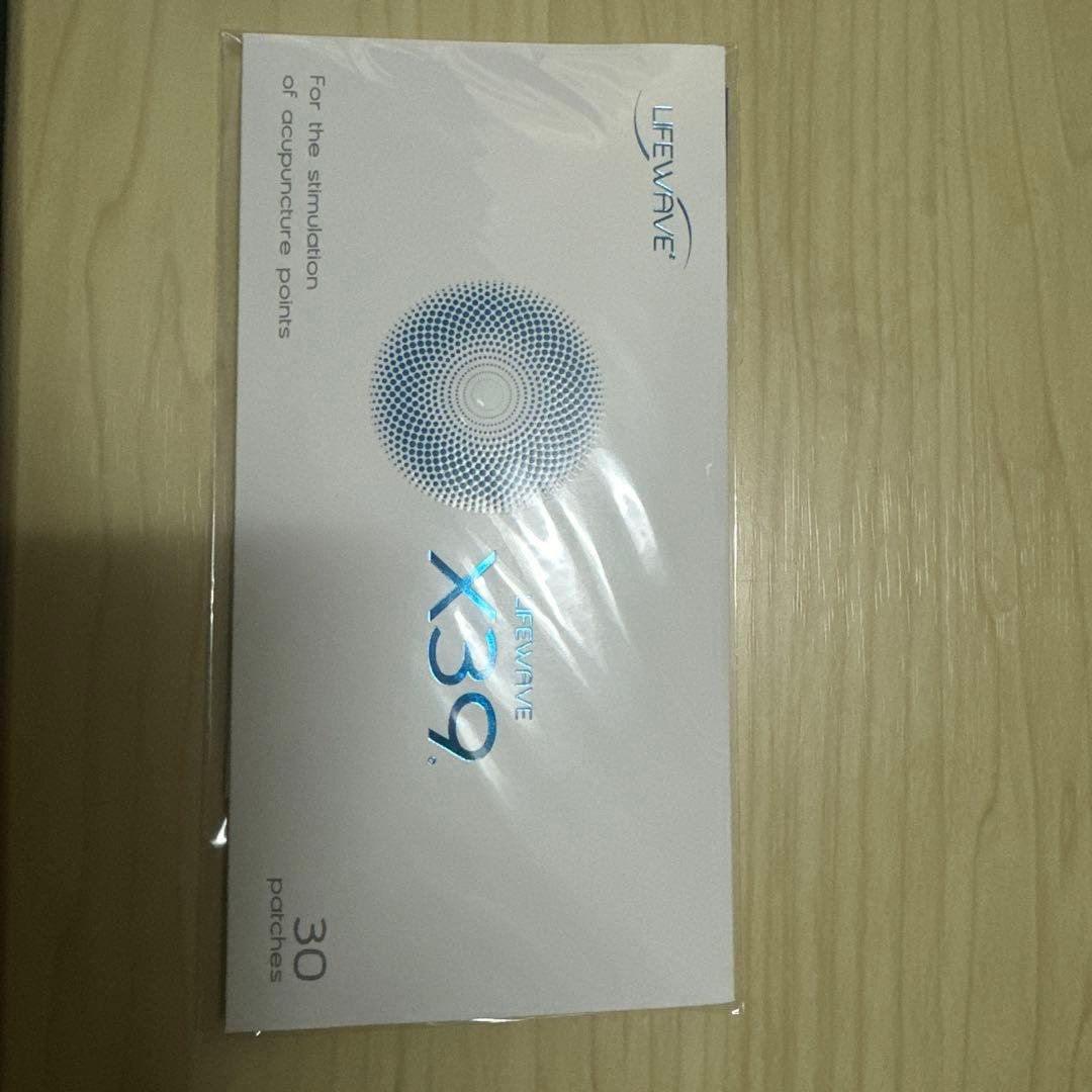 【新品/未開封】　Lifewave X39 説明書付き 新品未使用】LIFEWAVE X39 30枚入り✖️2袋説明書付き - メルカリ