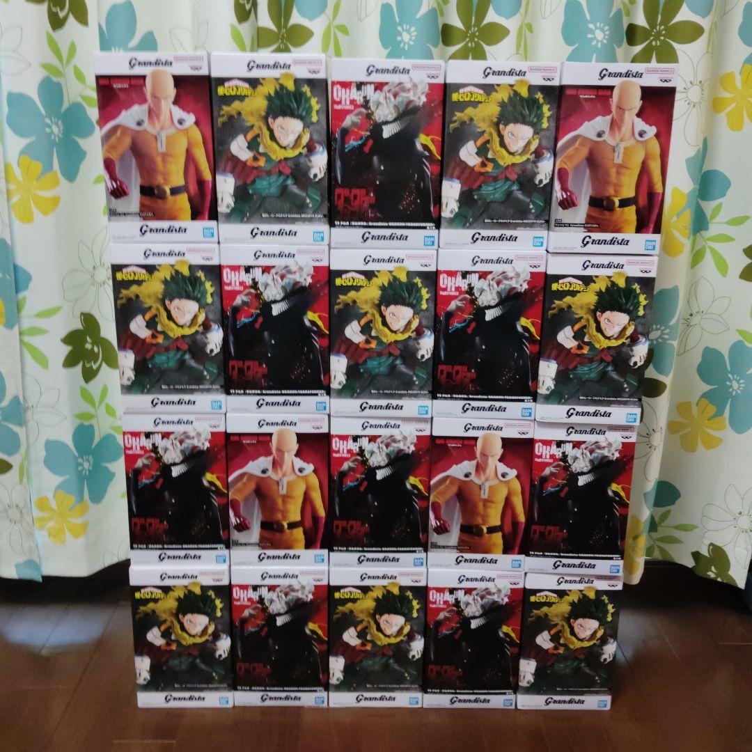 ヒロアカ　ダンダダン　ワンパンマン　グランディスタフィギュア　20体セット① ワンパンマン Grandista-SAITAMA-｜商品情報｜バンプレストナビサイト