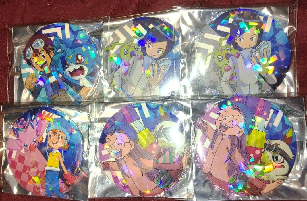 ③缶バッジ　デジモン ＴＶアニメ　デジタルモンスター デジモンアドベンチャー】缶バッジランダム お台場（全55種ランダム1個