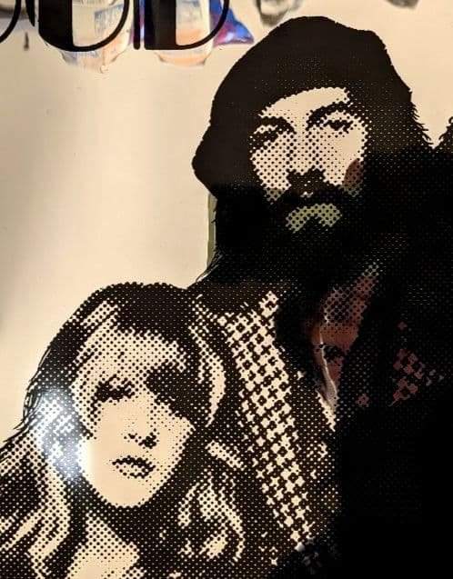 フリートウッドマック 「噂」 1977年 アルミ蒸着フィルム ポスター 美