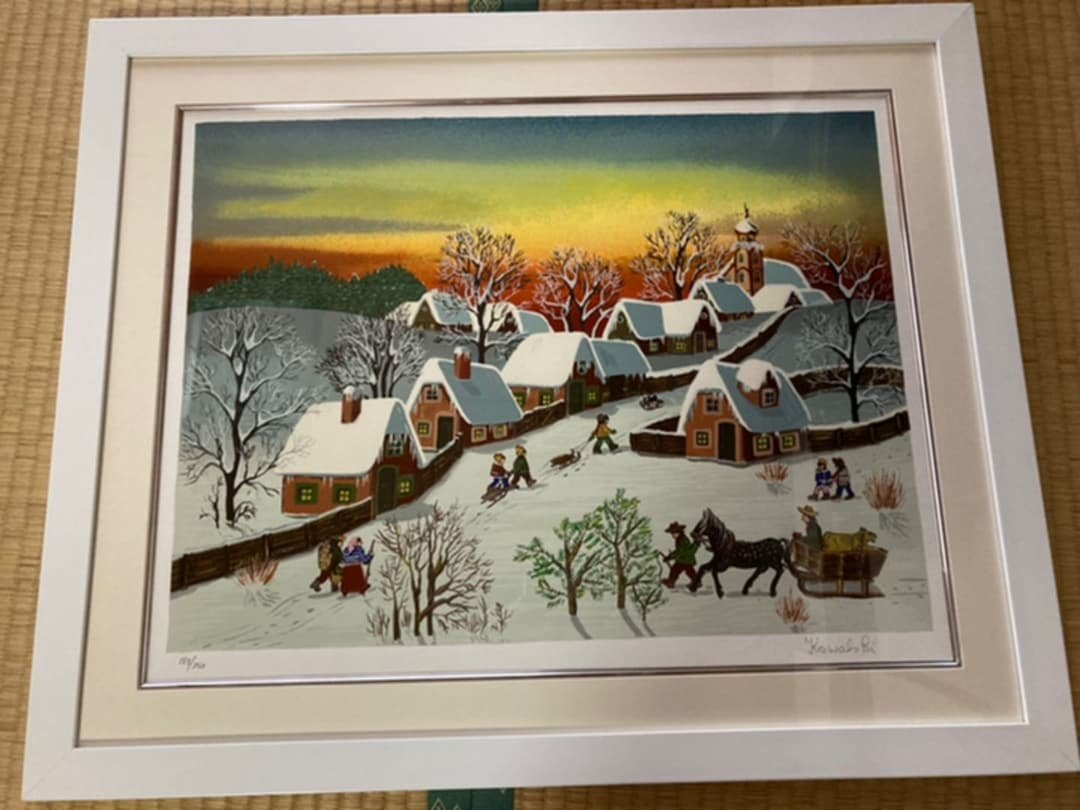 アルバート　コワルスキー　版画 The lonely wolf print by Alfred von Wierusz-Kowalski | Posterlounge