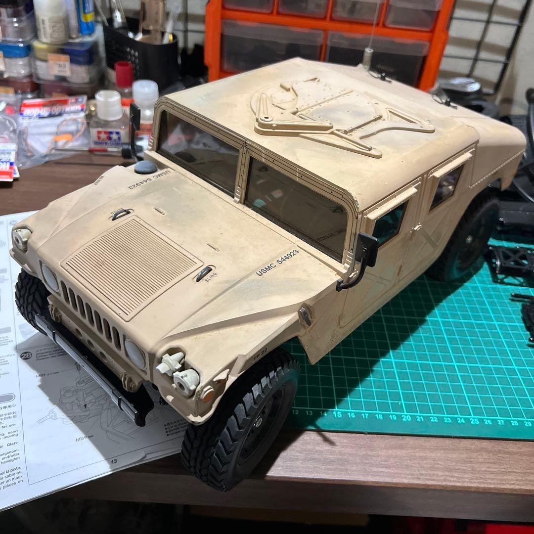 r.t1125様専用 タミヤ m1025ハンビー ハマー ラジコン 1/12 - メルカリ
