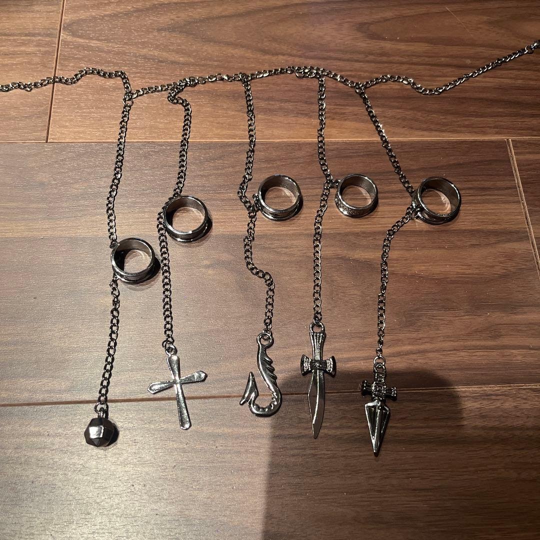 HUNTER×HUNTER ハンターハンター クラピカ 鎖 コスプレ 指輪 - メルカリ