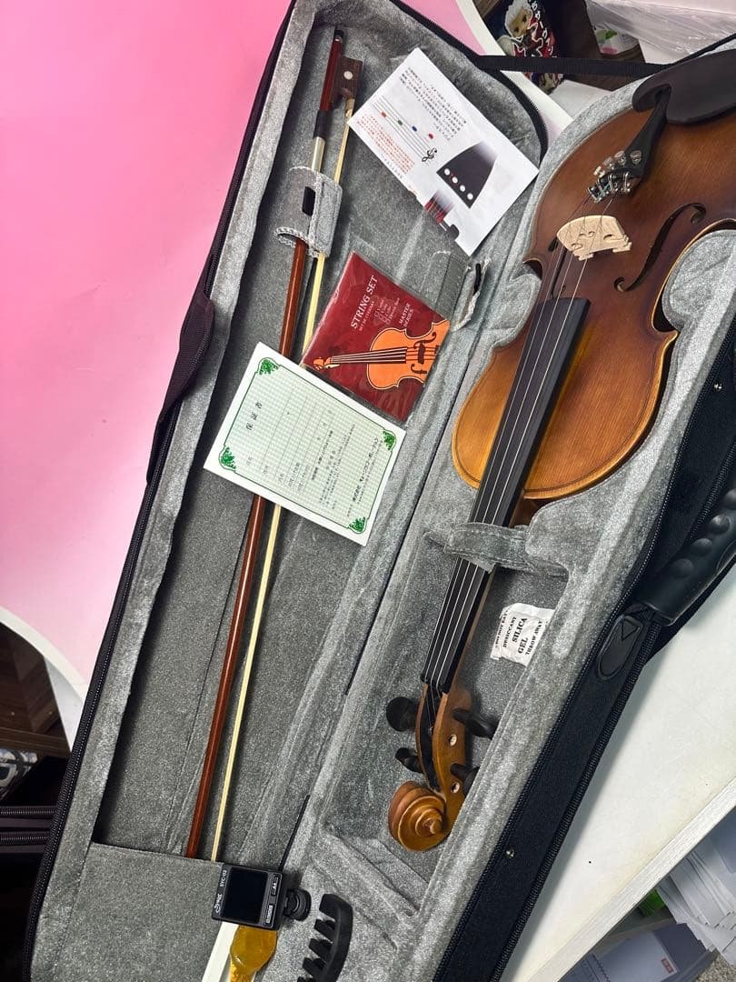 希少 バイオリンHallstatt ハルシュタット V 12 付属品多数 楽天市場】バイオリン 初心者セット Hallstatt V-12 4/4サイズ