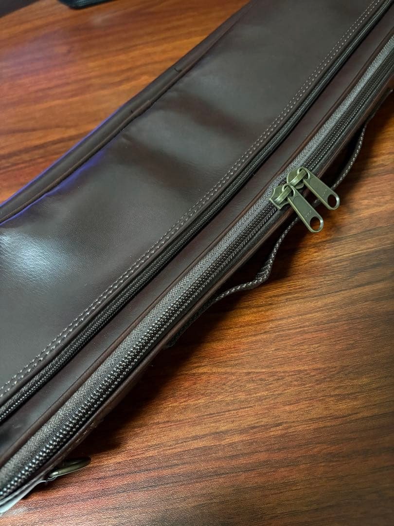 Sハヤシ　フルートケースカバー　ブラウン 合成皮革 S.ハヤシ フルートケースカバー合皮｜ 管楽器専門店 永江楽器