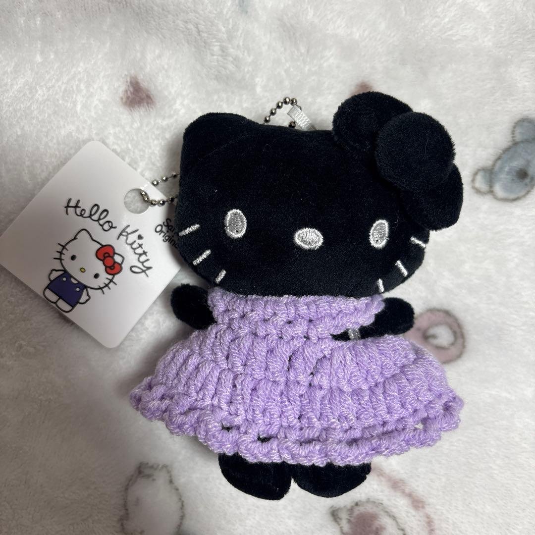 ハローキティ 黒キティ ぬいぐるみ マスコット ギャルキティ - メルカリ