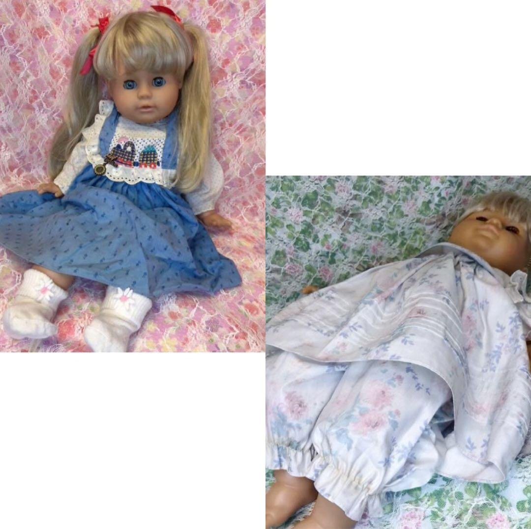 専用2人セットZapf Doll ドイツ ヴィンテージ 抱き人形リボーンドール