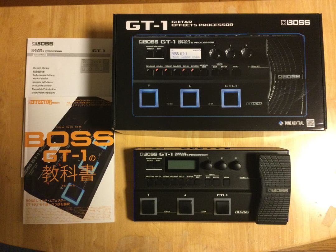BOSS GT-1 ギターエフェクター GT-1の教科書、説明書付き 教本】THE EFFECTOR BOOK PRESENTS BOSS GT－1の教科書｜島村楽器
