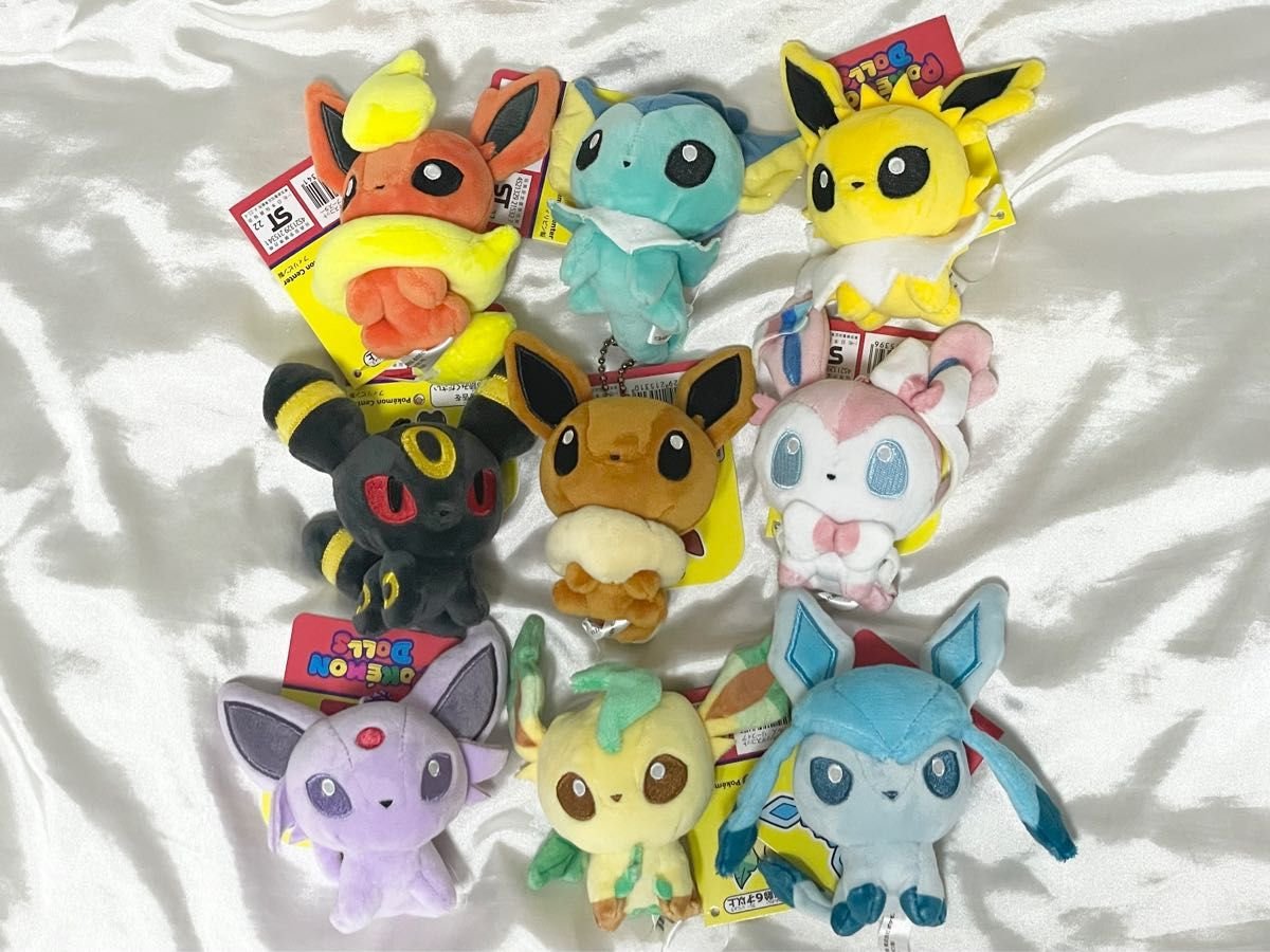 もっちりマスコット ポケモンドールズ ブイズ全9種コンプリートセット