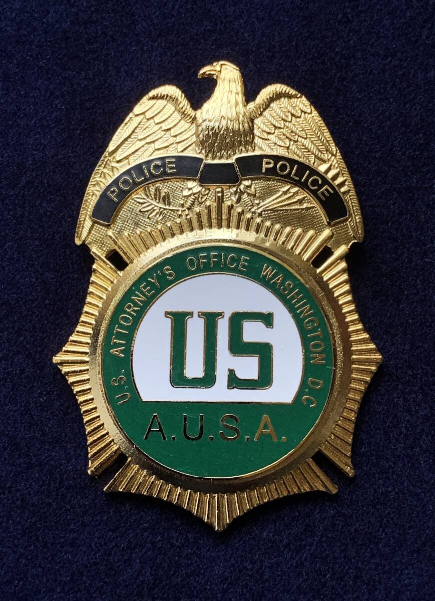 Yahoo!オークション - 米国麻薬取締局 A.U.S.A. 連邦検察官 バッジ