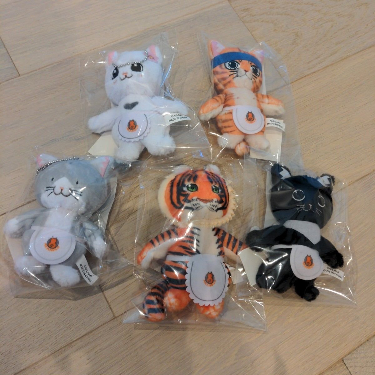 ラーメン赤猫 ぬいぐるみマスコットぬいぐるみ 全種セット新品未開封品