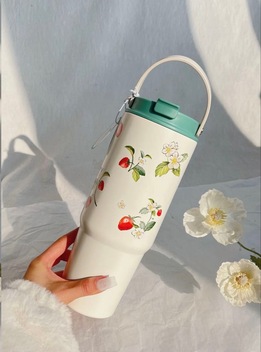 海外限定 中国 スターバックス ステンレスタンブラー うさぎ いちご