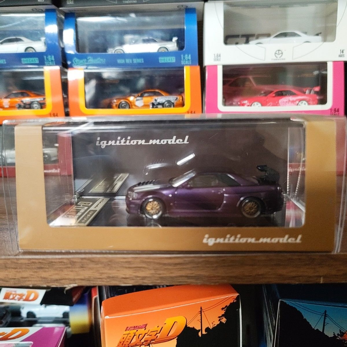 イグニッションモデル 日産 スカイライン GT-R ミニカー 紫 IG2720