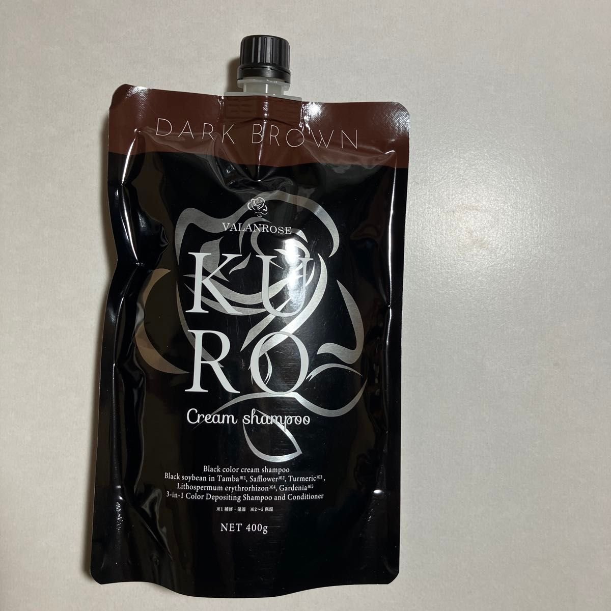 バランローズKURO クリームシャンプー ダークブラウン 400g｜Yahoo