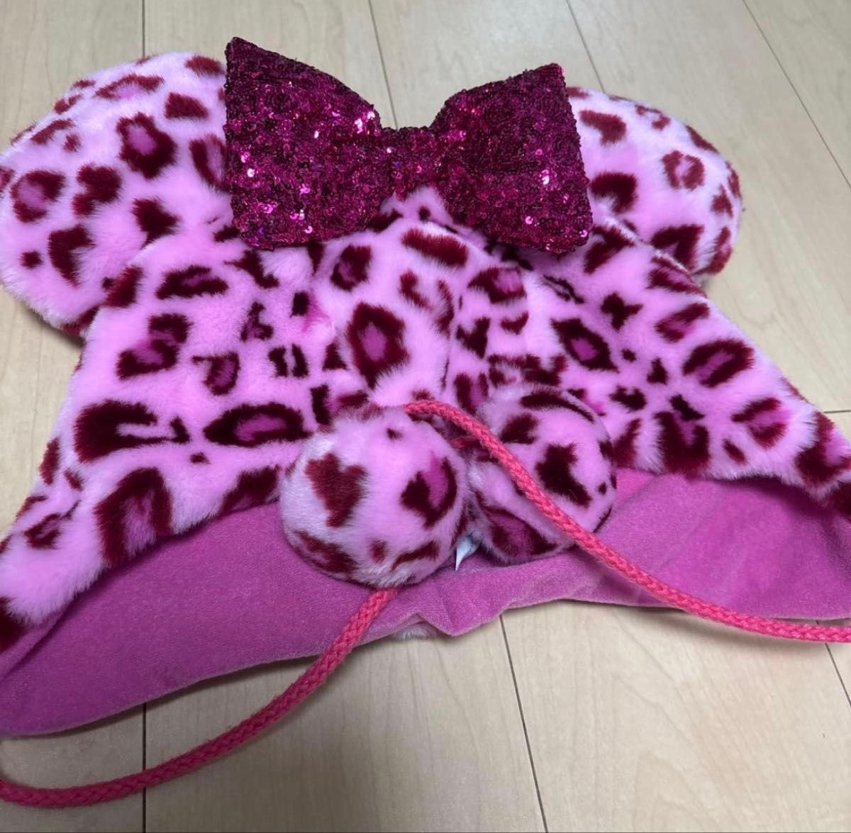 ファンキャップ ピンク ヒョウ柄 ミニー レオパード ディズニー｜Yahoo