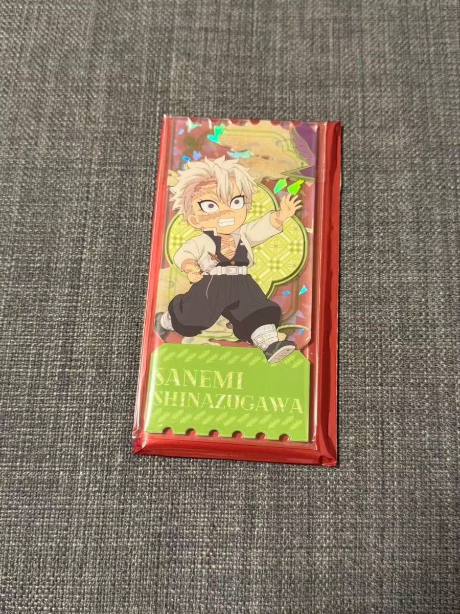 鬼滅の刃 中国限定 非遺シリーズのアクリルチケット 猗窩座 未使用