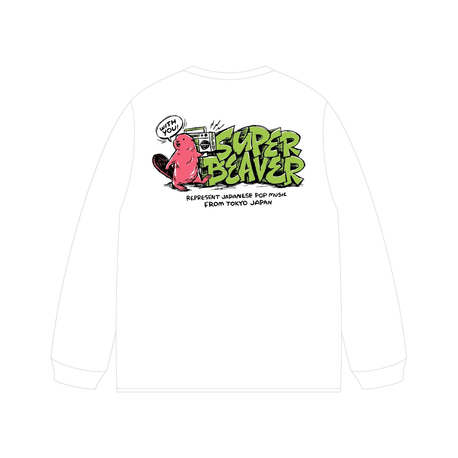SPBV ミュージックロンT | SUPER BEAVER OFFICIAL WEBSTORE