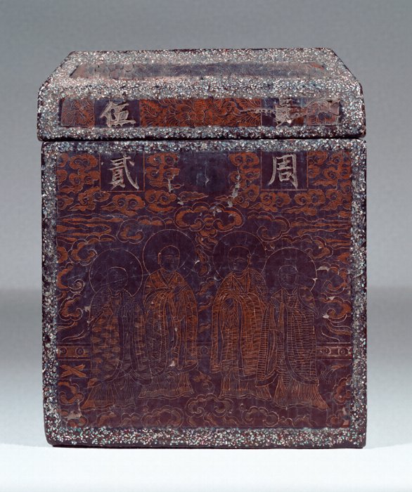 鳳凰文戧金経箱 文化遺産オンライン