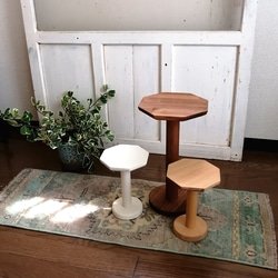 高さ20センチ】木製飾り台 スツール 「Stool No.1」(TOLL 200タイプ