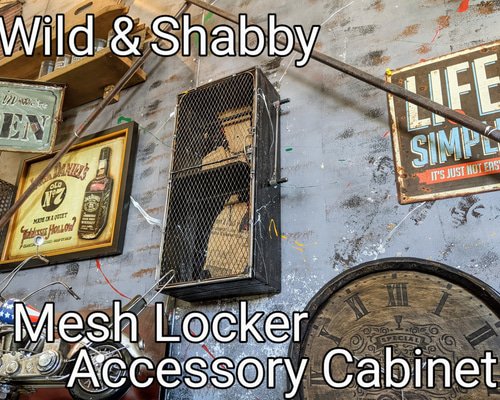 メッシュロッカーを思わせるキーボックス アメリカンヴィンテージ