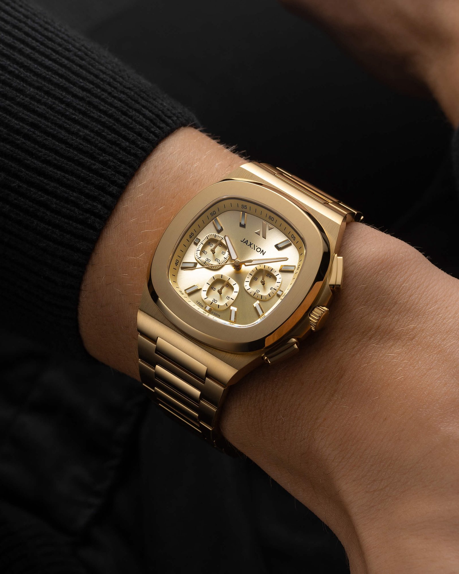 JX1 Chronograph Watch - Gold - JAXXON