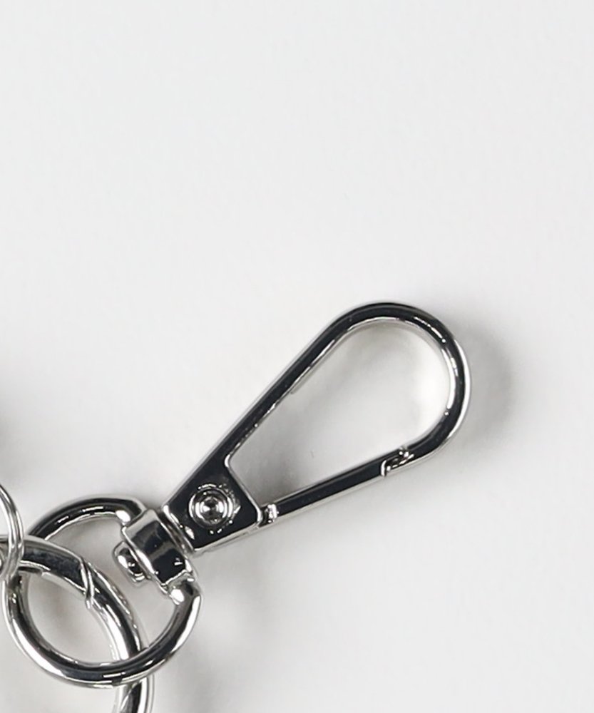 ハートチャームストラップ(ONE SIZE シルバー): ファッション雑貨