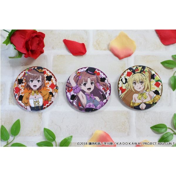 とある科学の超電磁砲T 描き下ろしBIG缶バッジ【白井黒子】マジシャン