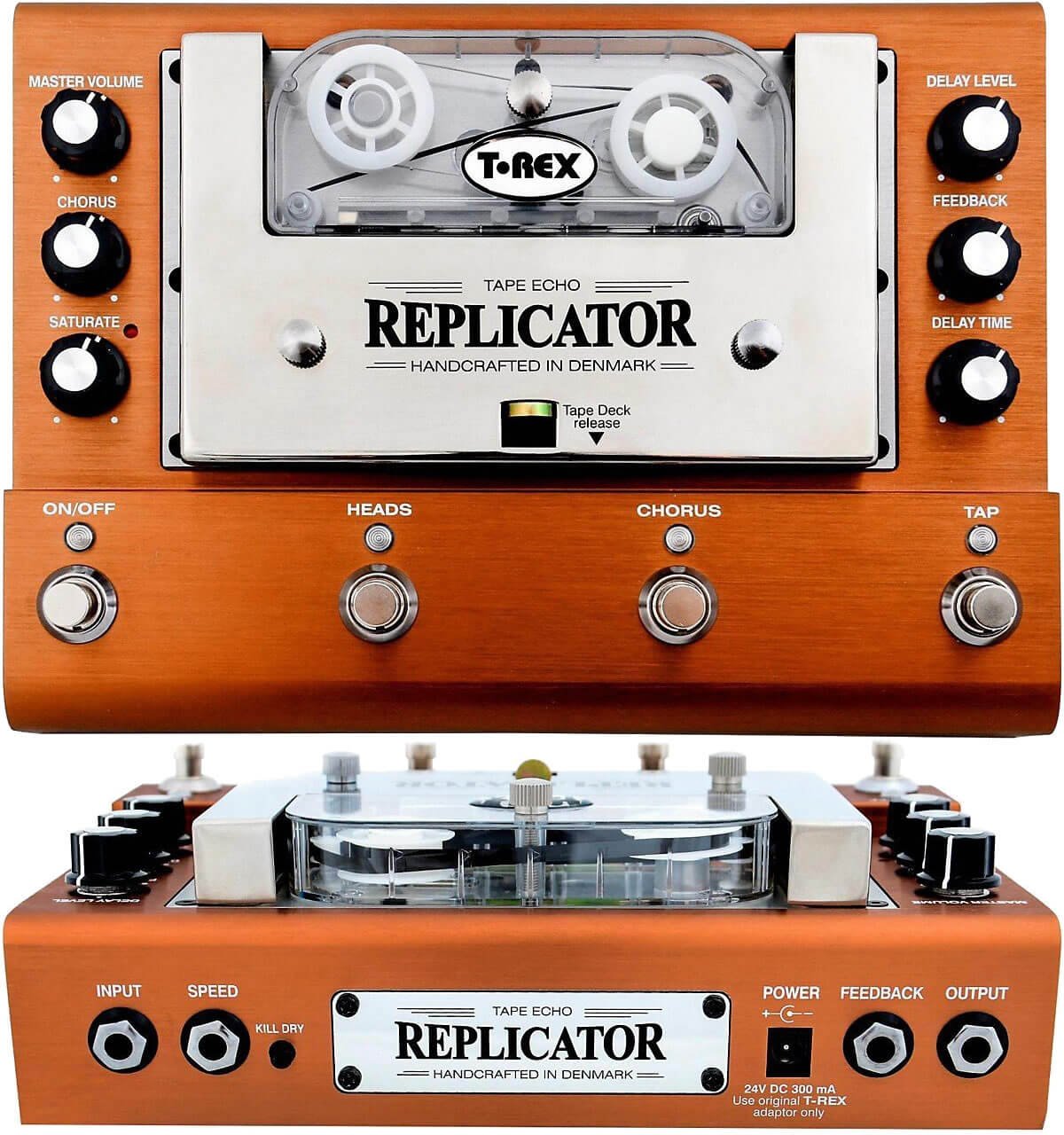 T-rex REPLICATOR - カセットテープを使用してエコーを生み出す本物の